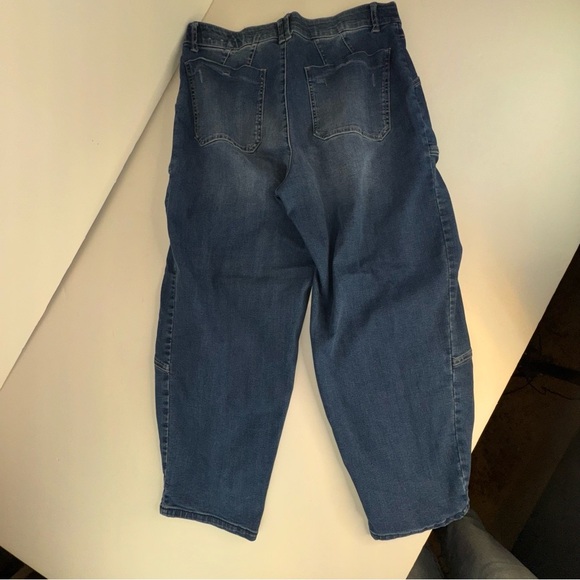 Wit & Wisdom Ab’Solution Skyrise Wide Leg Utility Jean Size 14 - Picture 12 of 17